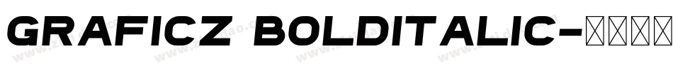 Graficz BoldItalic字体转换